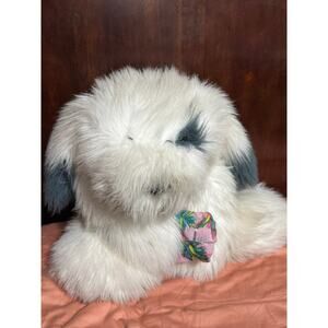 Chosun 33" HUGE White Grey Shagggy Floppy Puppy Dog Plush Toy Doll